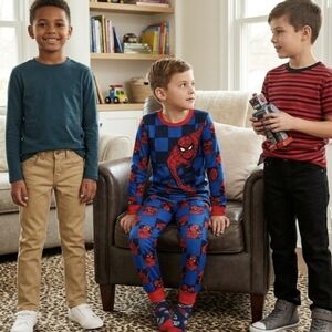 Boy's Denim Jeans & Spiderman Pajama Bundle 10 NWOT